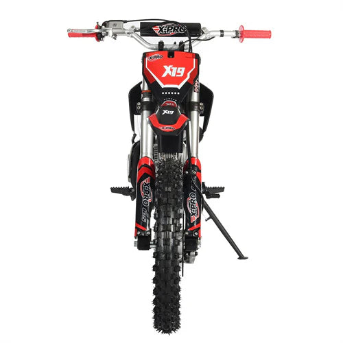 X-PRO X19 125cc Dirt Bike with 4-Speed Semi-Automatic Transmission, Kick Start, Big 17in/14in Tires! Zongshen Brand Engine!