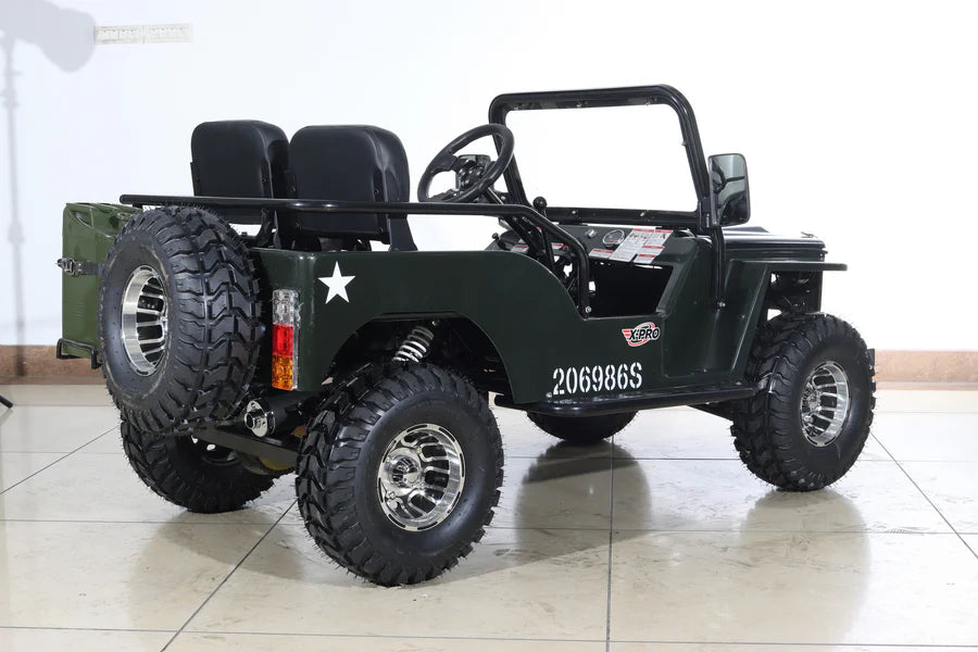 X-PRO Ranger 150 Jeep Go Kart with 3-Speed Semi-Automatic Transmission w/Reverse