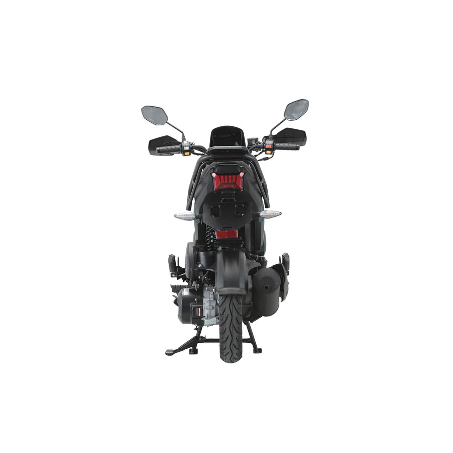 X-PRO Trail 150 Motorcycle with Automatic Transmission, Electric/Kick Start! 12"/10" Aluminum Wheels! LED Lights!