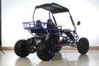 X-PRO Rover 125cc Go Kart with 3-Speed Semi-Automatic Transmission w/Reverse, LED Headlights, Big 19in/18in Wheels!