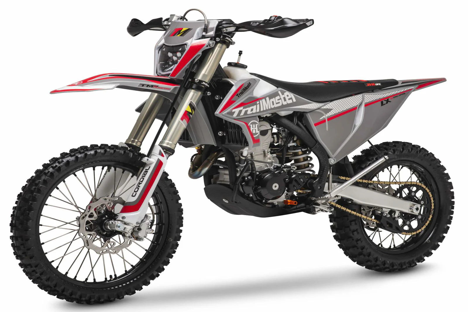 TrailMaster LX300-Pro Dirt Bike, NC300 EFI Racing Engine, Liquid-Cooled, 6-Speed Manual, Dual Disc Brakes, Electric Start with Kick backup, Billet Wheels (21/18)