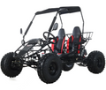 X-PRO Rover 150 Go Kart with 3-Speed Semi-Automatic Transmission w/Reverse, LED Headlights, Big 19in/18in Wheels!