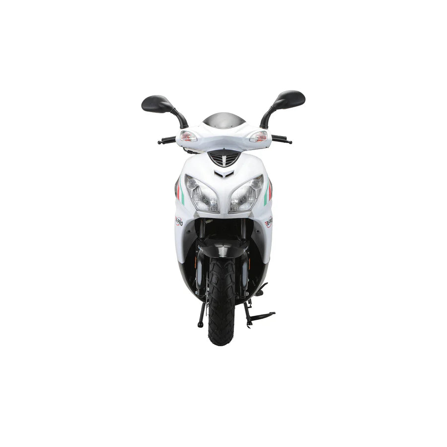 X-PRO Fiji 200 Moped Scooter with 13" Aluminum Wheels! Electric/Kick Start!