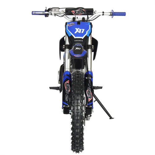 X-PRO X17 125cc Dirt Bike with Automatic Transmission, Electric Start, Big 17in/14in Tires!