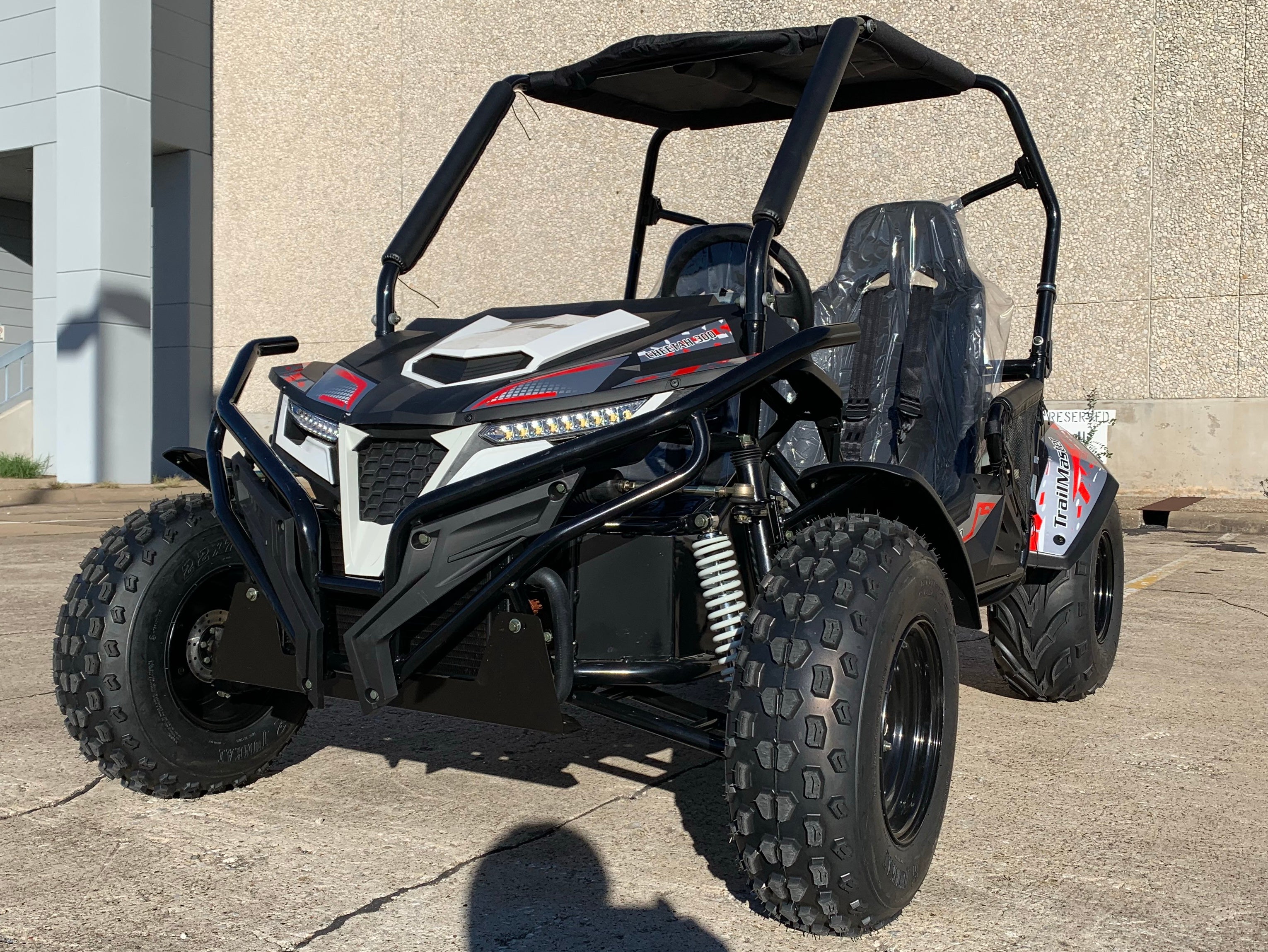 TrailMaster Cheetah 300E EFI UTV Go Kart, Shaft Drive, Liquid Cooled CVT Auto with Reverse