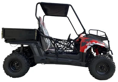 TrailMaster Challenger 200U UTV Side-by-Side, Front Cargo Rack, Rear Dump Bed
