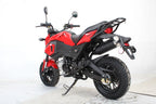X-PRO 125cc Vader Motorcycle with Manual Transmission, Electric Start! Dual Headlights! Big 12in Wheels!