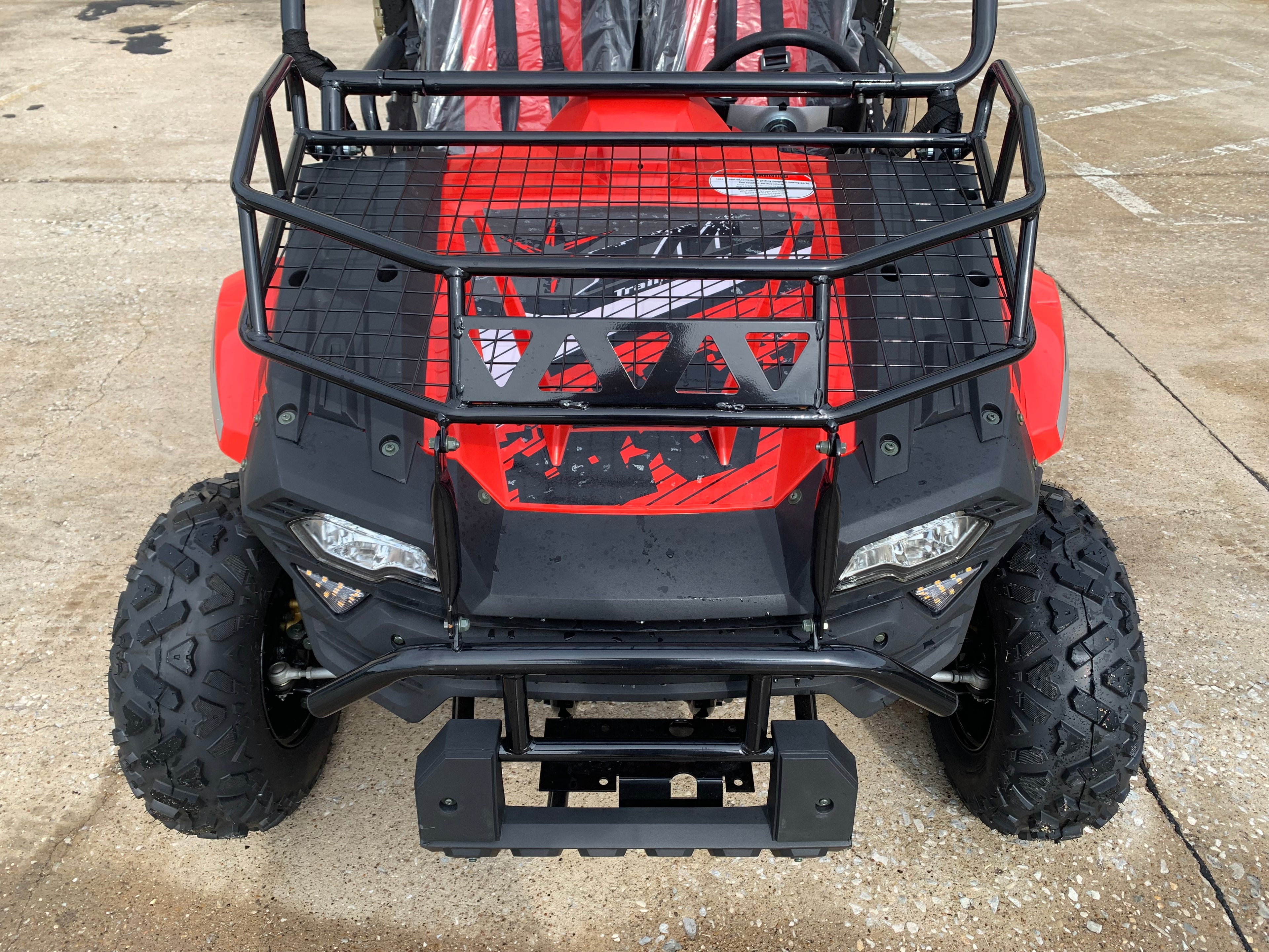TrailMaster Challenger 200U UTV Side-by-Side, Front Cargo Rack, Rear Dump Bed