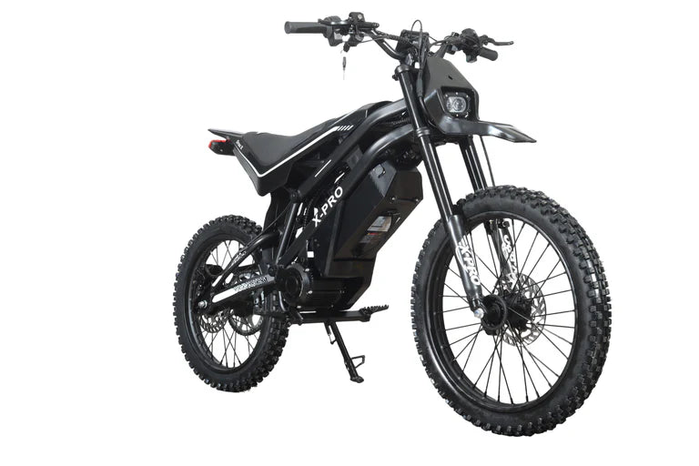 X-PRO Drax X 4200W Electric Dirt Bike for Adults & Teens - Powerful Brushless Motor,19"/17" Off-Road Tires, Dual Braking &Suspension,LED Headlight,Heavy Duty Electric Dirt Bike for All Terrain