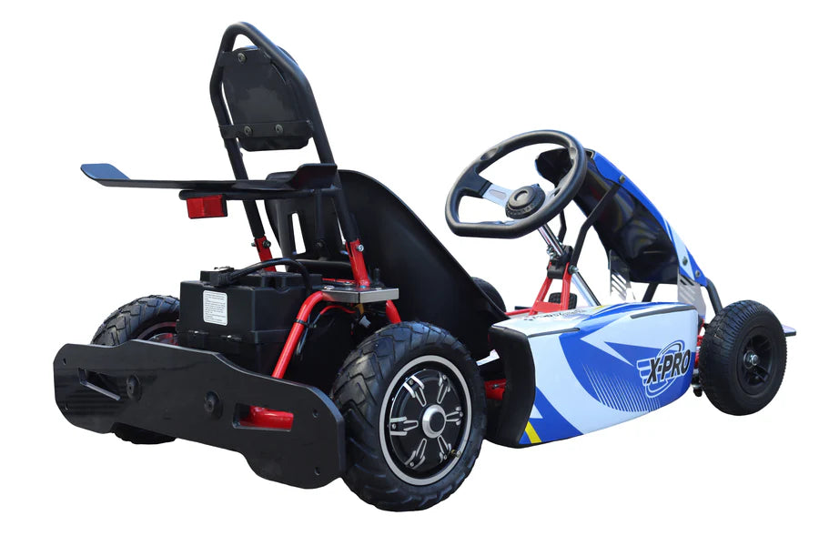 X-PRO Rambler 700W 350W*2 Kids Electric Go Kart with Reverse and Disc Brake! 6in Tires!