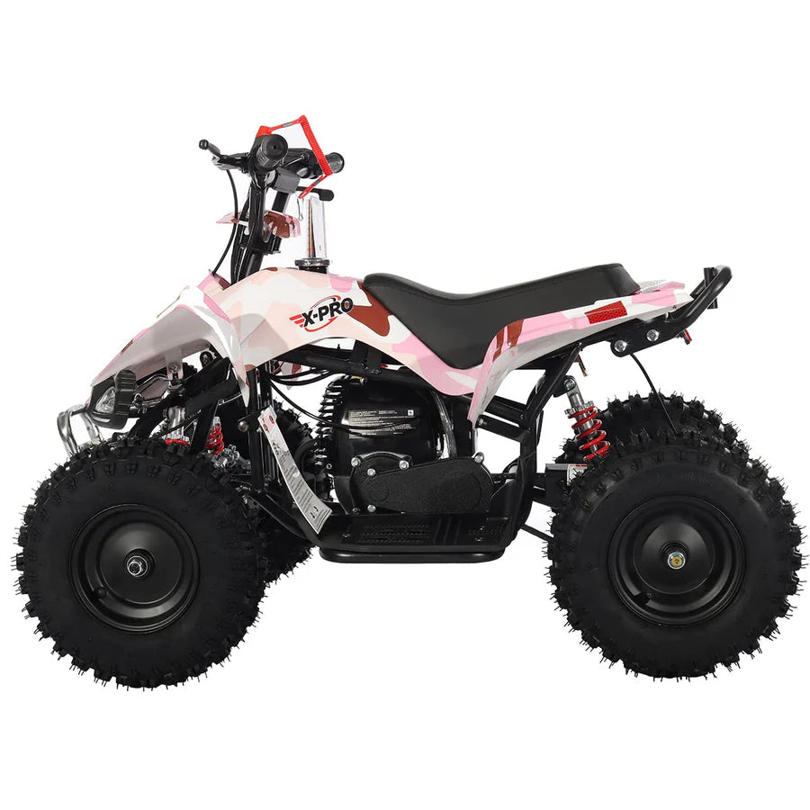 X-PRO Thunder 40cc ATV with Chain Transmission, Pull start! Disc Brake! 6in Tires!