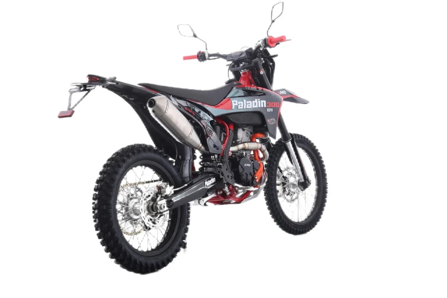X-PRO Paladin 300 EFI Dirt Bike with 6-Speed Manual Transmission and Balance Shaft and Dual Overhead Camshaft (DOHC) with Four Valves Engine, Electric Start! Big 21in/18in Wheels! (LOW STOCK)