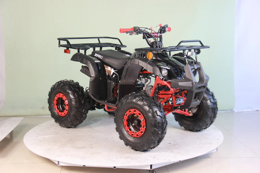 X-PRO Hawk 125cc ATV with Automatic Transmission w/Reverse, LED Headlights, Remote Control! Big 19in/18inTires!