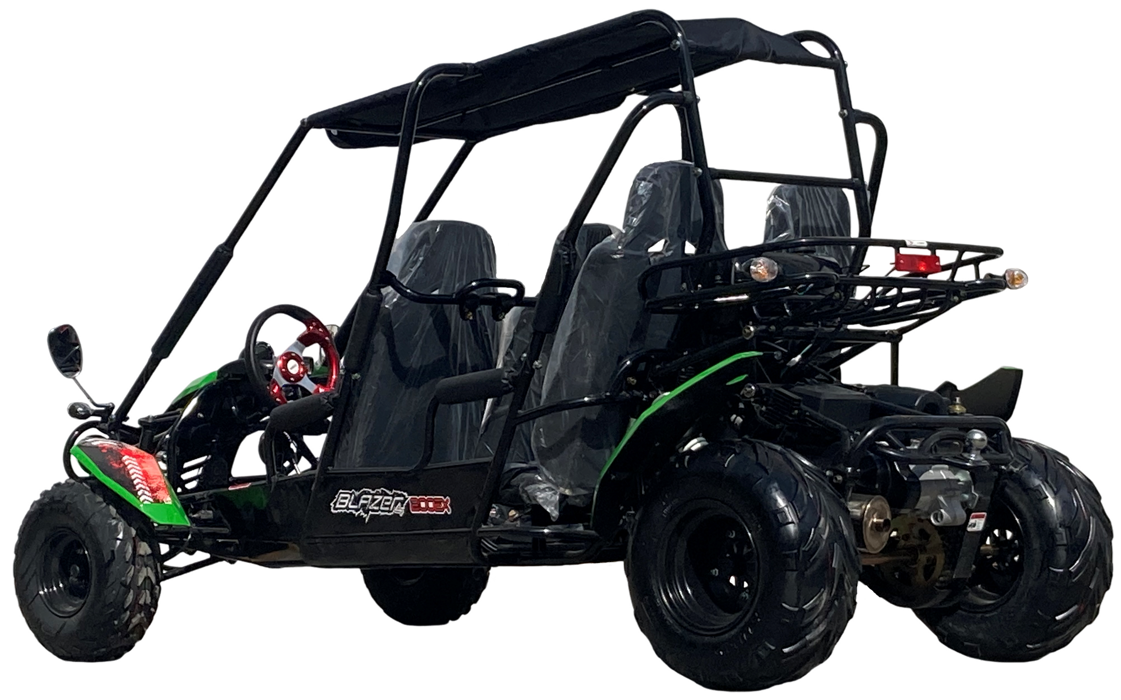 TrailMaster Blazer4 200EX EFI 4-Seater Buggy Go Kart, Extended Cab
