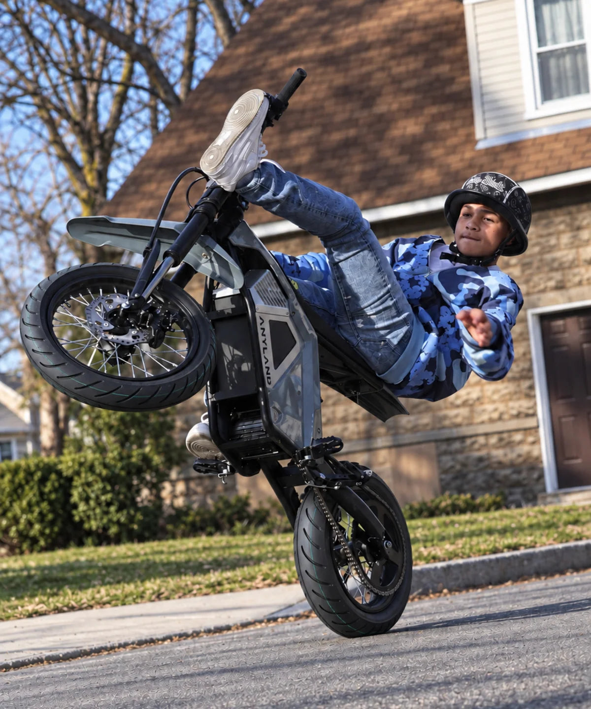 Anyland Rev Pro Electric Dirt Bike + Supermoto Wheel Set