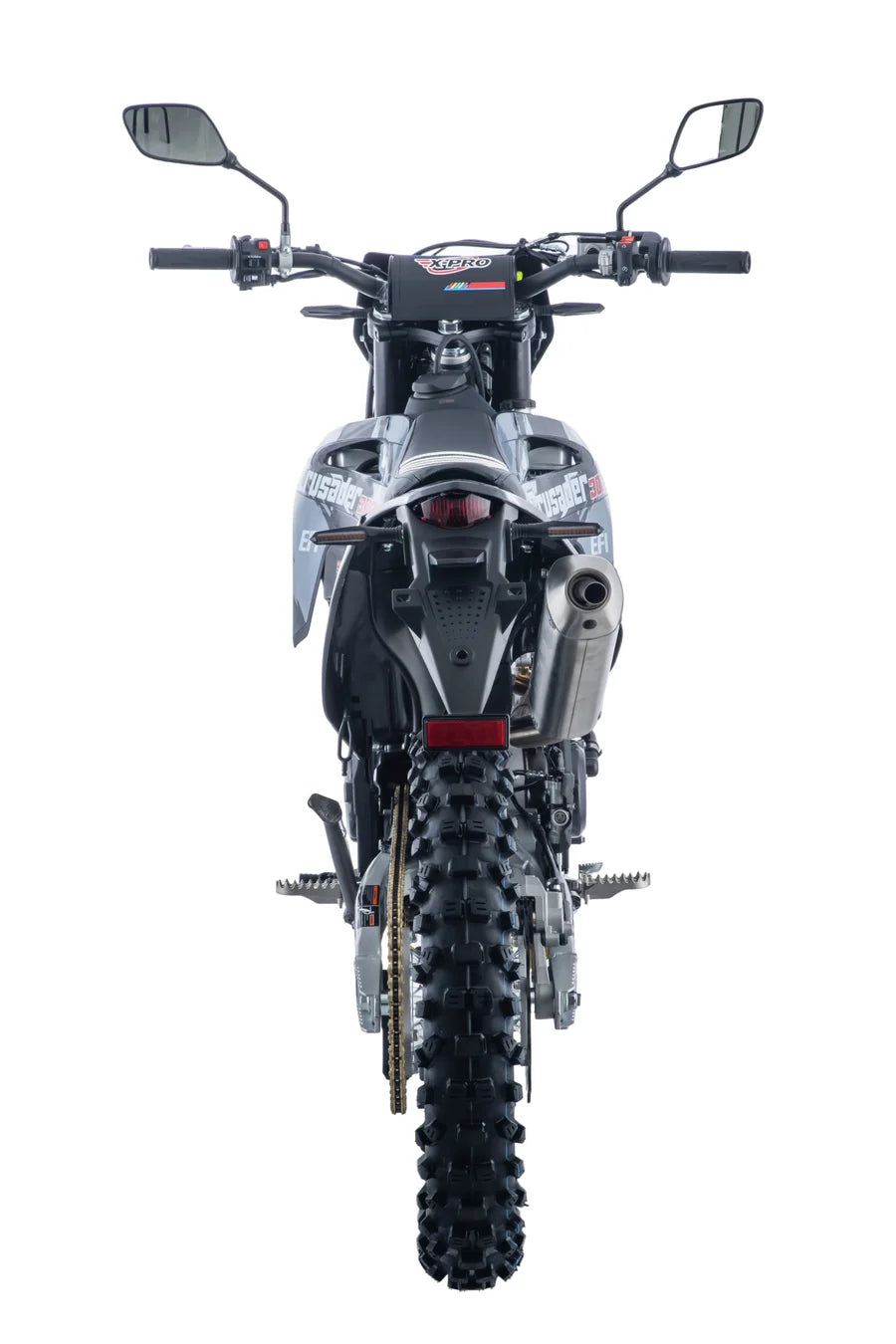 X-PRO Crusader 300 EFI Dirt Bike with 6-Speed Manual Transmission, Electric Start! Big 21"/18" Wheels!