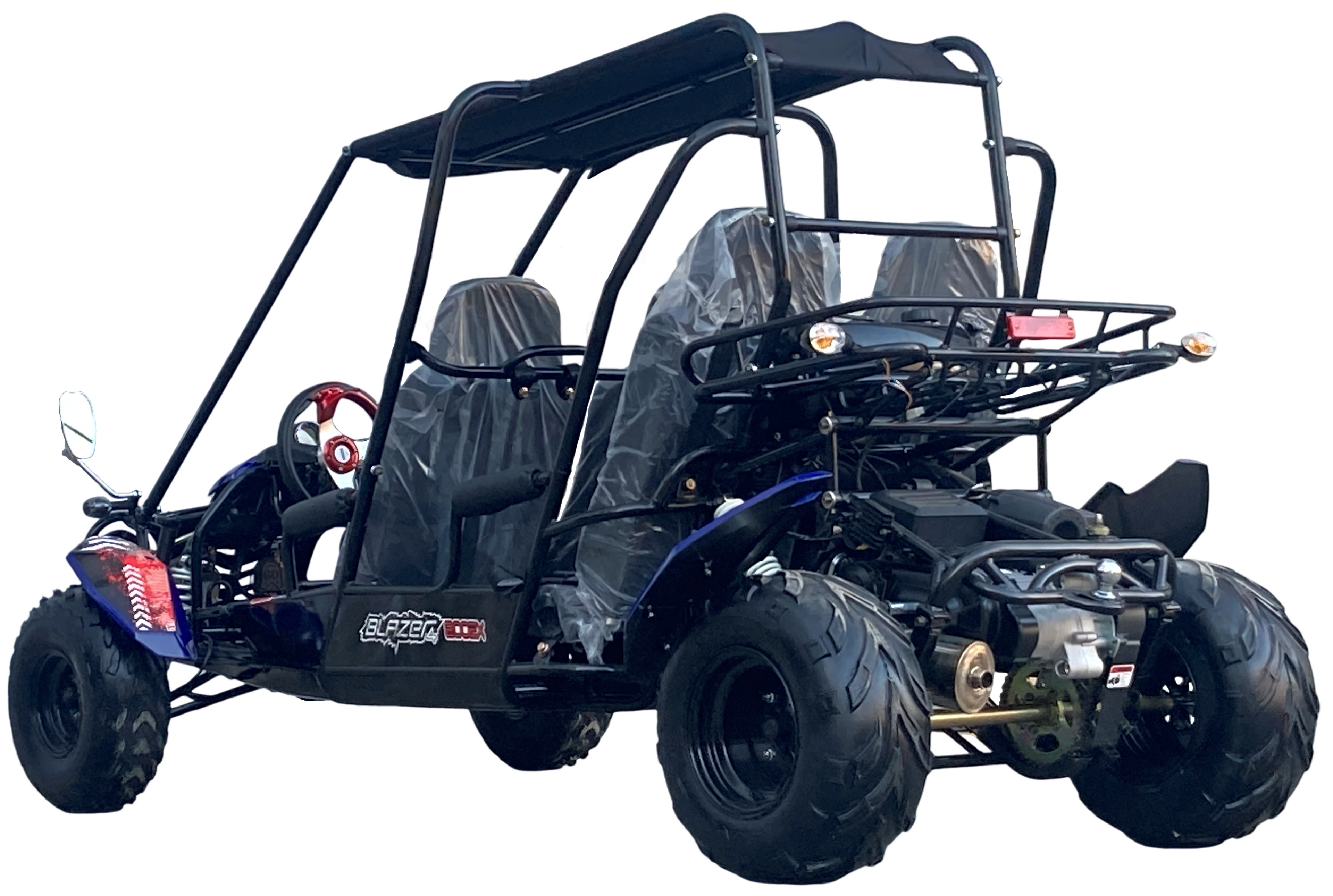 TrailMaster Blazer4 200EX EFI 4-Seater Buggy Go Kart, Extended Cab