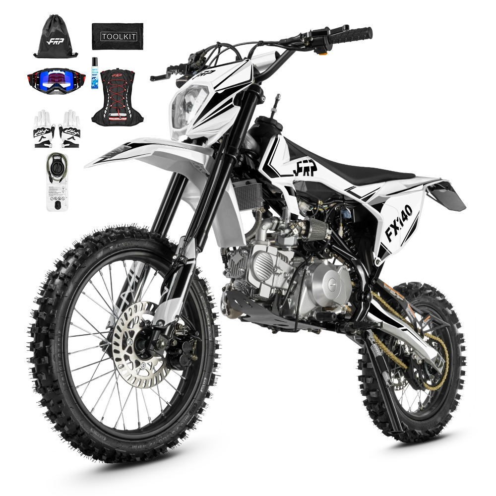 FRP Moto FX140 140cc Gas Dirt Bike Oil-Cooled 4-Speed Manual