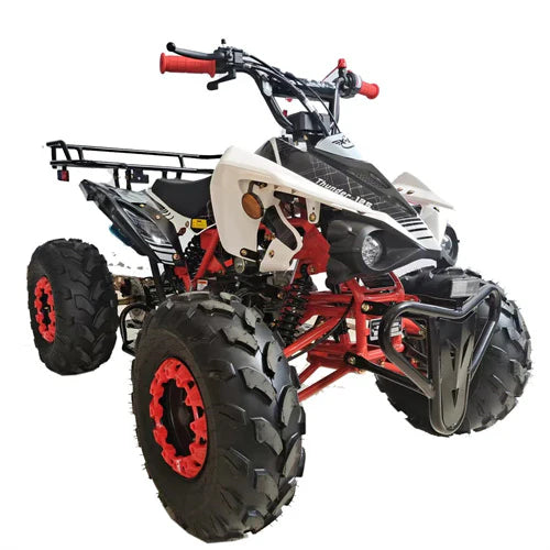 X-PRO Thunder 125cc ATV with Automatic Transmission w/Reverse, LED Headlights, Big 19in/18in Tires!