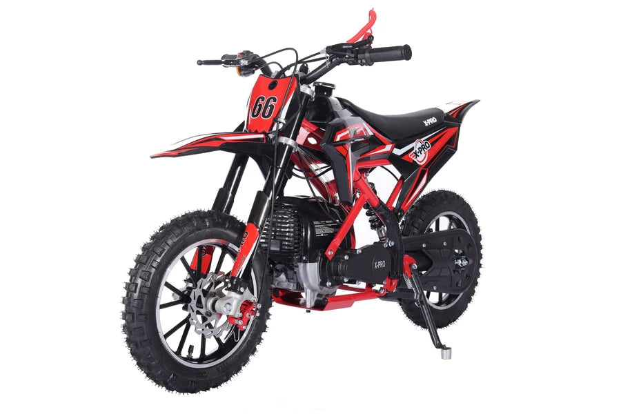 X-Pro Brand New Hawk 40cc Gas Power Mini Pit Dirt Bike, 4 Stroke engine, Pull Start, 10in Wheels