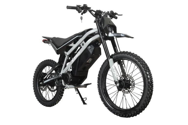 X-PRO Drax X 4200W Electric Dirt Bike for Adults & Teens - Powerful Brushless Motor,19"/17" Off-Road Tires, Dual Braking &Suspension,LED Headlight,Heavy Duty Electric Dirt Bike for All Terrain