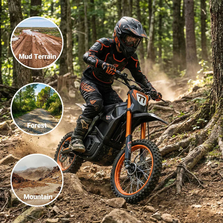 X-PRO E-HAWK 3500W Peak Power 48V Teens Adults Electric Dirt Bike