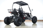 X-PRO Rover 125cc Go Kart with 3-Speed Semi-Automatic Transmission w/Reverse, LED Headlights, Big 19in/18in Wheels!