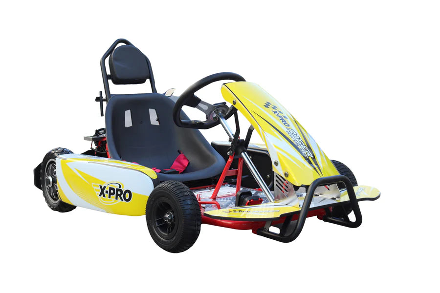 X-PRO Rambler 700W 350W*2 Kids Electric Go Kart with Reverse and Disc Brake! 6in Tires!