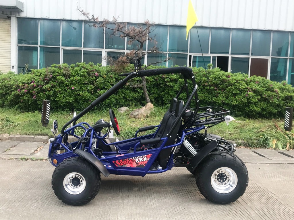 TrailMaster 200E XRX (EFI) Fuel Injection Deluxe Buggy Go Kart, Alloy Wheels, Lights, Turn Signals