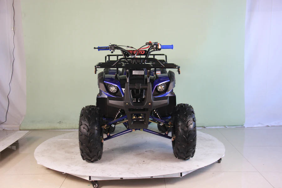 X-PRO Hawk 125cc ATV with Automatic Transmission w/Reverse, LED Headlights, Remote Control! Big 19in/18inTires!