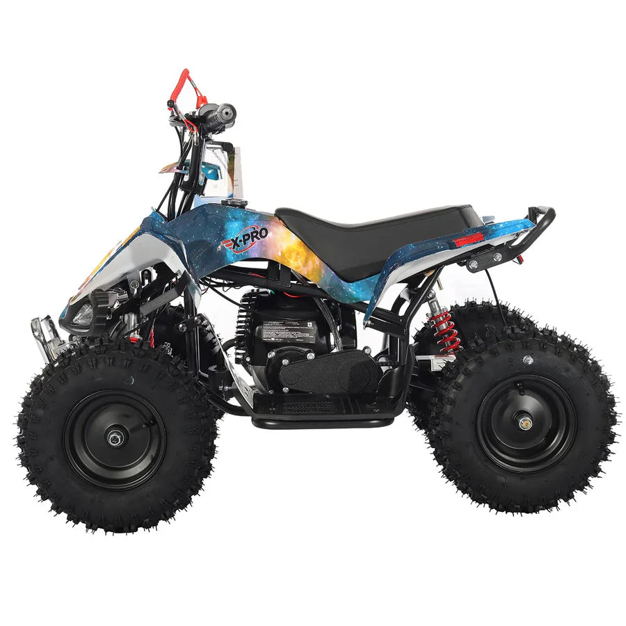 X-PRO Thunder 40cc ATV with Chain Transmission, Pull start! Disc Brake! 6in Tires!