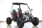 X-PRO Rover 125cc Go Kart with 3-Speed Semi-Automatic Transmission w/Reverse, LED Headlights, Big 19in/18in Wheels!
