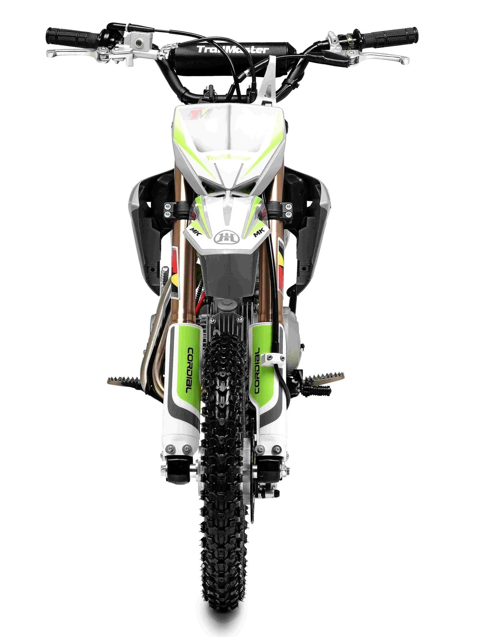 TrailMaster MK110ES Pro Series Dirt Bike, BOSCH EFI, 4-Speed Automatic, Electric Start, Dual Disc Brakes, (14/12) Wheels