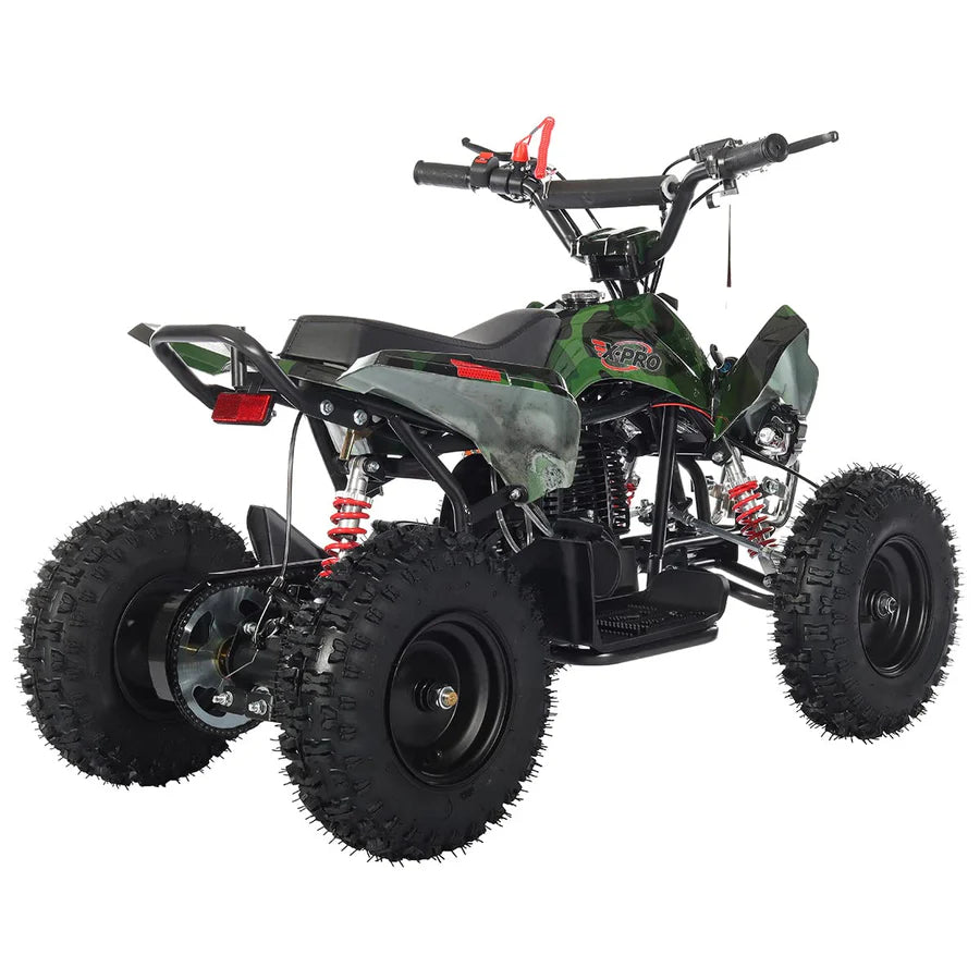 X-PRO Thunder 40cc ATV with Chain Transmission, Pull start! Disc Brake! 6in Tires!