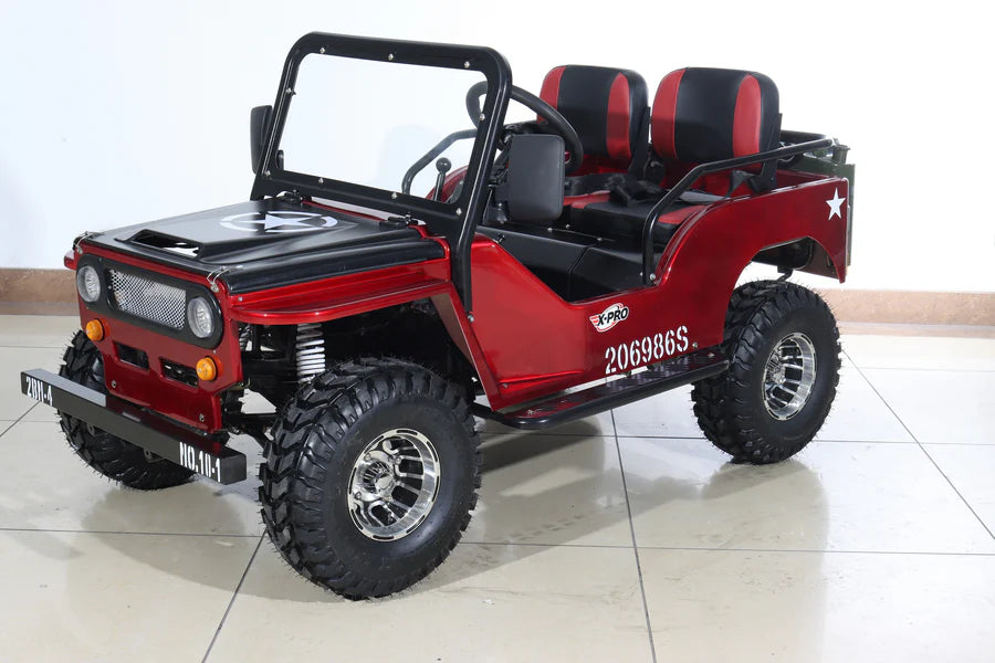 X-PRO Ranger 150 Jeep Go Kart with 3-Speed Semi-Automatic Transmission w/Reverse