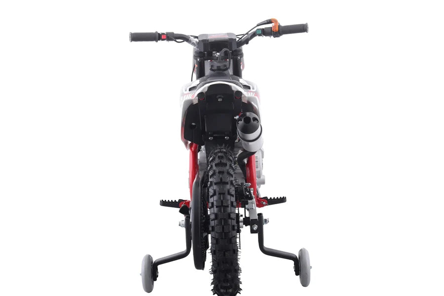 X-PRO Hawk 60 Dirt Bike with CVT Transmission, Electric start, Disc Brake! 10in Wheels! With Free Training Wheels!