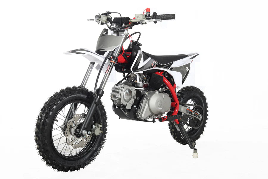 X-PRO X12 110cc Dirt Bike with Automatic Transmission, Electric Start, 12in/10in Wheels!
