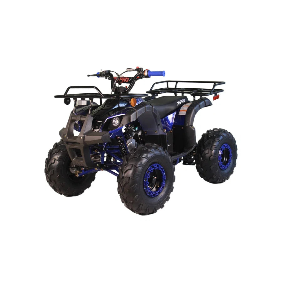 X-PRO Hawk 125cc ATV with Automatic Transmission w/Reverse, LED Headlights, Remote Control! Big 19in/18inTires!