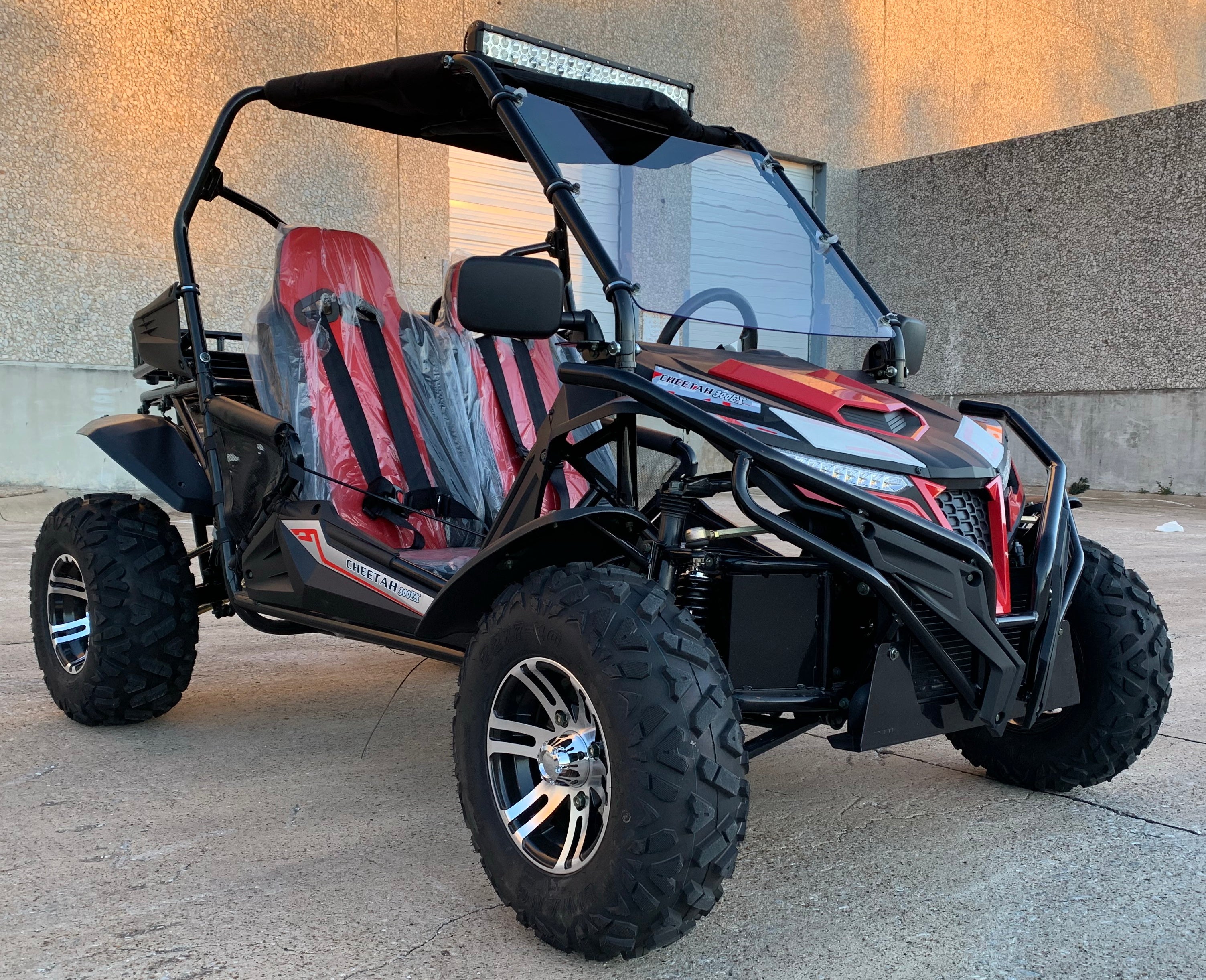TrailMaster Cheetah 300EX EFI Deluxe UTV Go Kart, Shaft Drive, Liquid Cooled CVT Auto with Reverse