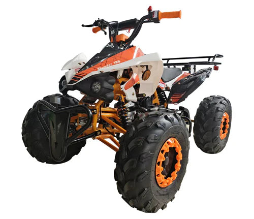 X-PRO Thunder 125cc ATV with Automatic Transmission w/Reverse, LED Headlights, Big 19in/18in Tires!
