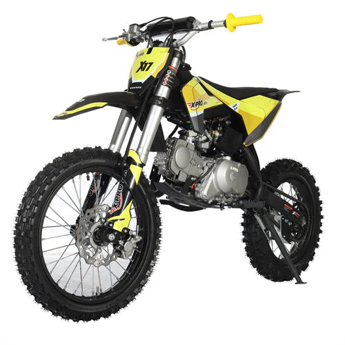 X-PRO X17 125cc Dirt Bike with Automatic Transmission, Electric Start, Big 17in/14in Tires!