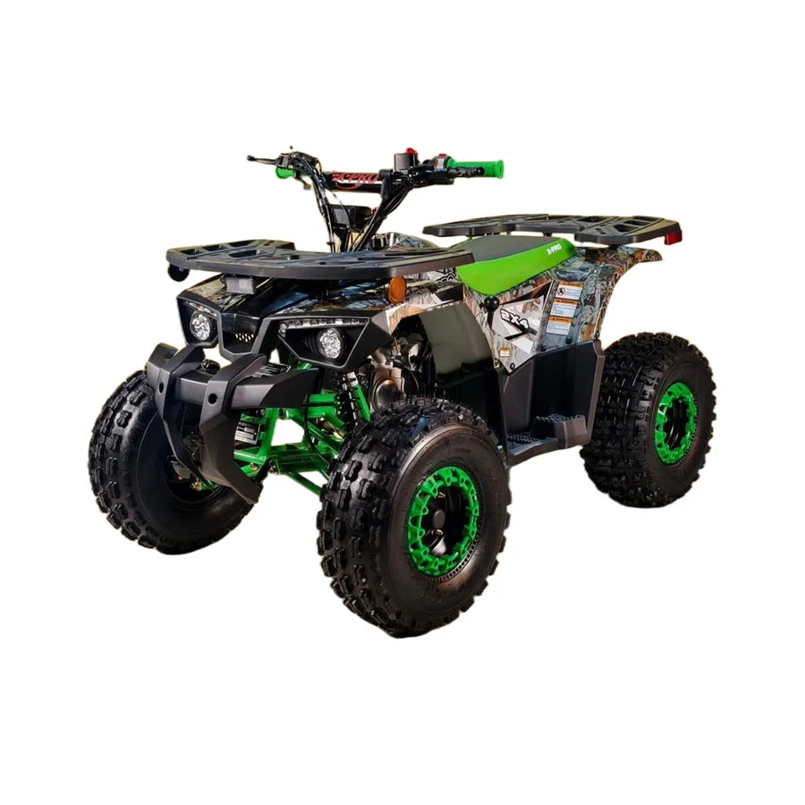 X-PRO Orca 125cc ATV with Automatic Transmission w/Reverse, LED Headlights, Electric Start, Big 19"/18" Tires!