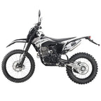 X-PRO TEMPLAR 250cc Dirt Bike with All Lights and 5-Speed Manual Transmission, Electric/Kick Start! Big 21in/18in Wheels!