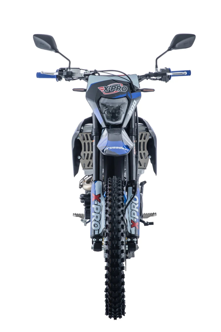 X-PRO Crusader 300 EFI Dirt Bike with 6-Speed Manual Transmission, Electric Start! Big 21"/18" Wheels!