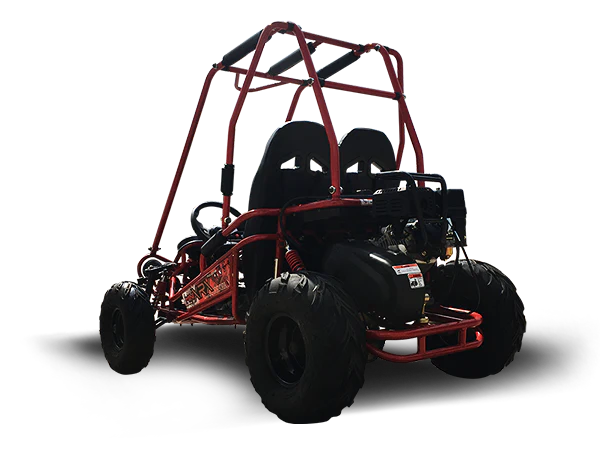 TrailMaster MINI XRX+ Kids Go Kart, 5.5hp Gas Engine with Electric Start, Remote Start/Kill, Ages 4-9