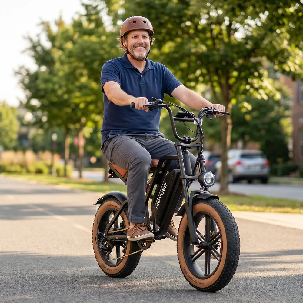 Happyrun Tank G60 UL 2849 Certified Electric Dirt Bike Fat Tire All Terrain