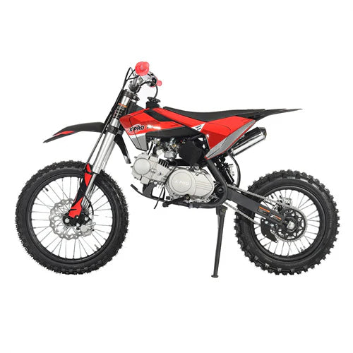 X-PRO X19 125cc Dirt Bike with 4-Speed Semi-Automatic Transmission, Kick Start, Big 17in/14in Tires! Zongshen Brand Engine!