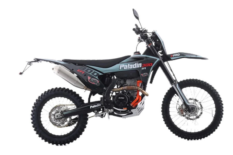 X-PRO Paladin 300 EFI Dirt Bike with 6-Speed Manual Transmission and Balance Shaft and Dual Overhead Camshaft (DOHC) with Four Valves Engine, Electric Start! Big 21in/18in Wheels! (LOW STOCK)