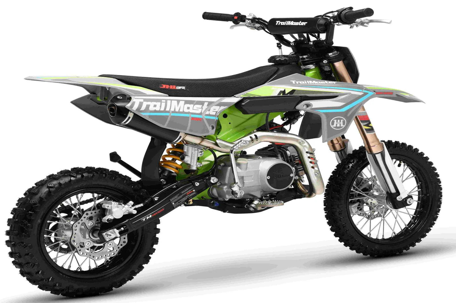 TrailMaster MK125ES Pro Series Dirt Bike, BOSCH EFI, 4-Speed, Electric Start, Dual Disc Brakes, (14/12) Wheels