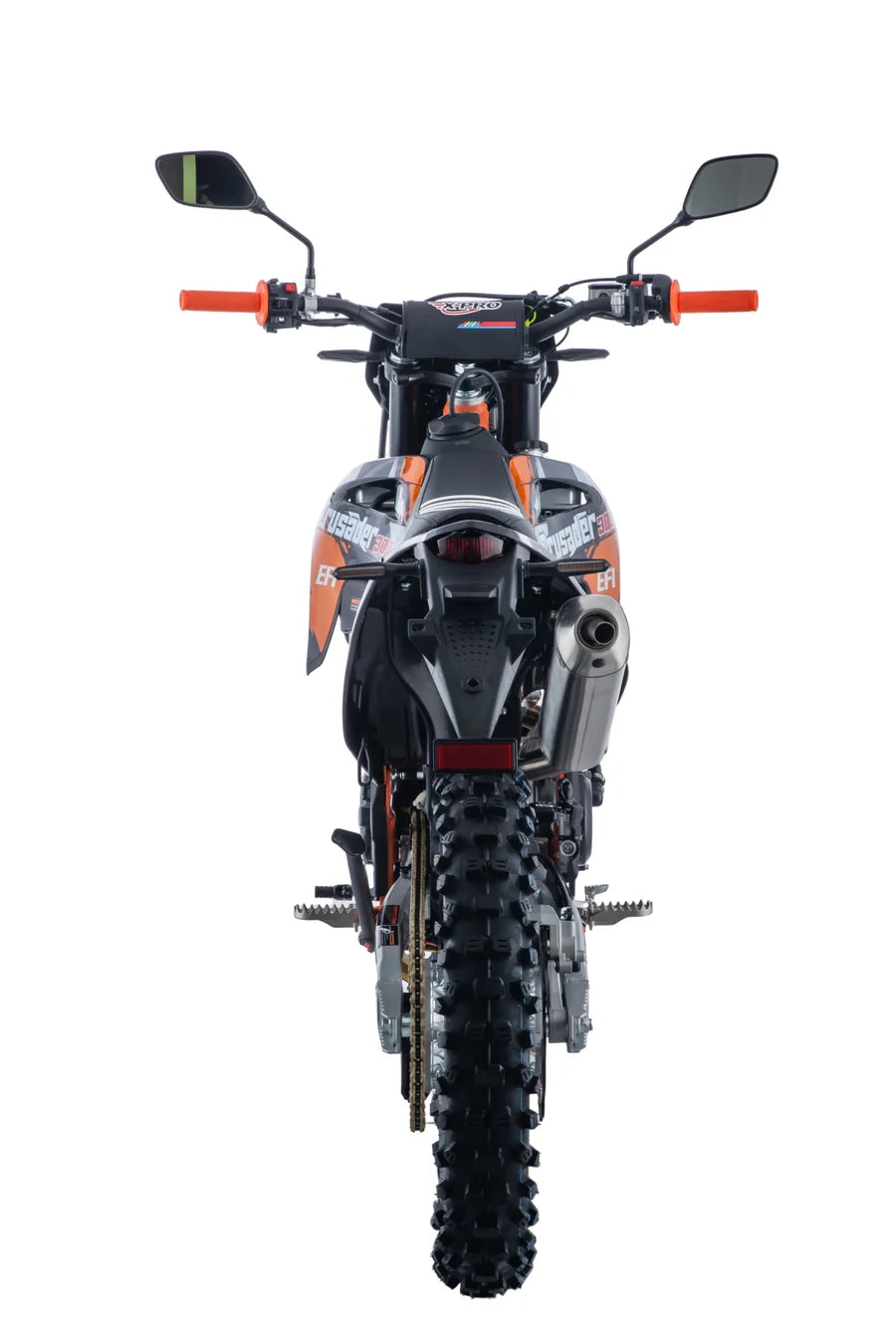 X-PRO Crusader 300 EFI Dirt Bike with 6-Speed Manual Transmission, Electric Start! Big 21"/18" Wheels!